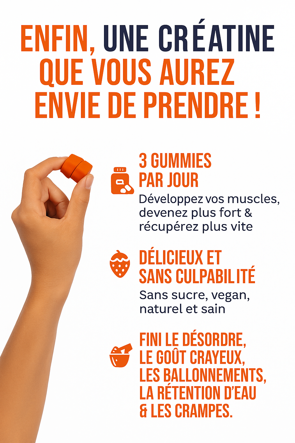 Créatine Électrolytes Gummies