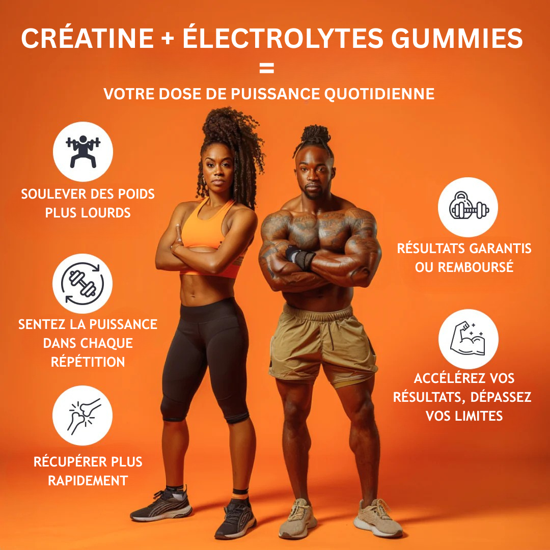 Créatine Électrolytes Gummies